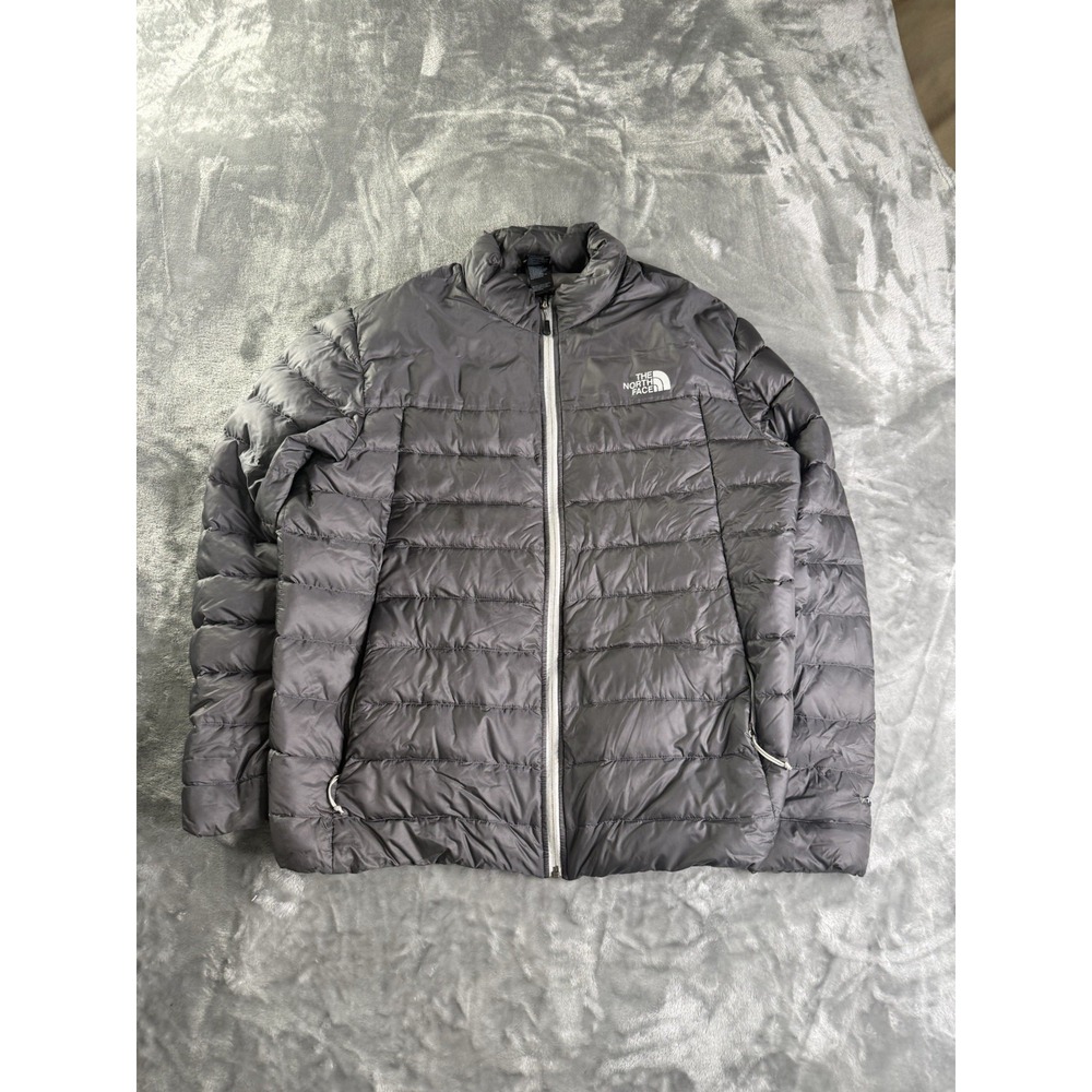 Mens Modern The North Face Gray Aconcagua Full Zip Puffer Men's Sz Fit XL